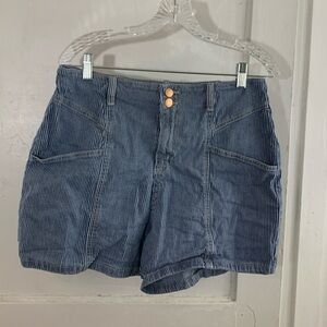 💜 Universal Thread Blue Pinstripe Denim Shorts size 12/31